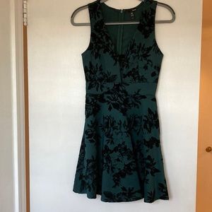 Velvet mini dress ✨